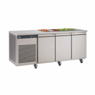 Foster EcoPro 3 door counter fridge with saladette