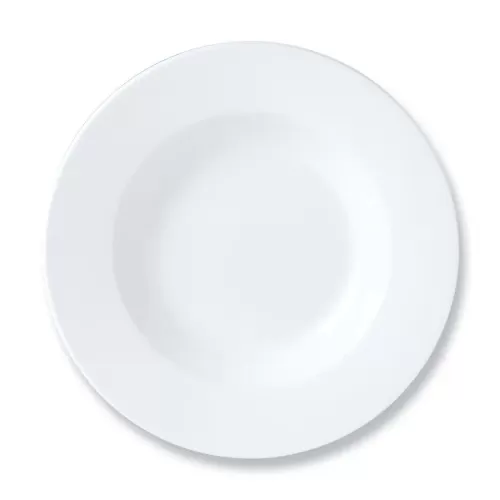 Steelite Simplicity Vitrified Porcelain White Round Pasta / Soup Dish 27cm