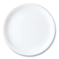 Steelite Simplicity Vitrified Porcelain White Round Cresta Plate 25.5cm