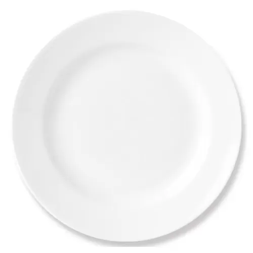 Steelite Simplicity Vitrified Porcelain White Round Harmony Plate 23cm