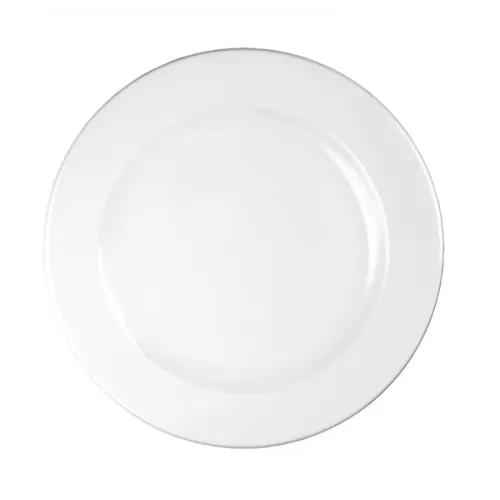 Churchill Profile Vitrified Porcelain White Round Plate 30.5cm