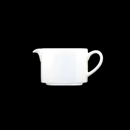 Crème Monet Vitrified Porcelain White Sauce Boat 35cl 12oz
