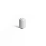 Crème Monet Vitrified Porcelain White Pepper Pot 6cm