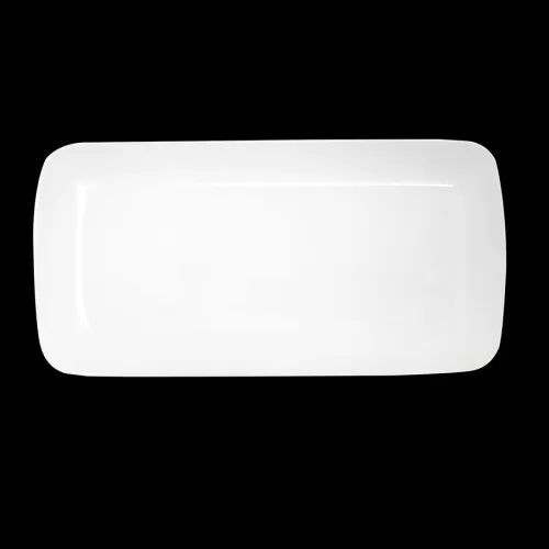 Crème Cézanne Vitrified Porcelain White Oblong Platter 28x13.5cm