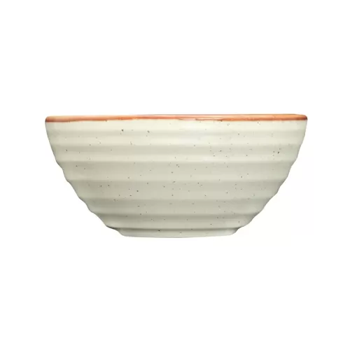 Artisan Coast Vitrified Fine China Cream Round Side Bowl 14cm