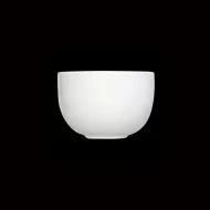 Crème Monet Vitrified Porcelain White Round Open Sugar Bowl 23cl 8oz