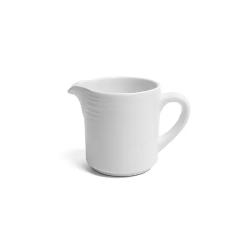 Crème Rousseau Vitrified Porcelain White Jug 15cl 5oz