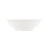 Crème Monet Vitrified Porcelain White Round Dip Dish 7.5x2.45cm