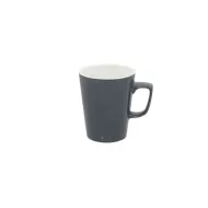 Superwhite Café Porcelain Grey Latte Mug 28.5cl 10oz