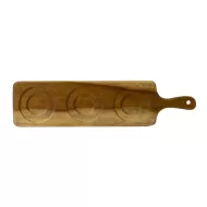 Dudson Acacia Wood Medium Rectangular Handled Board 46.9cm