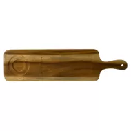 Dudson Acacia Wood Large Rectangular Handled Board 54.5cm