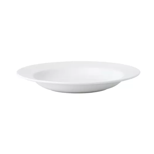 Wedgwood Connaught Bone China White Round Soup Plate 22.7cm