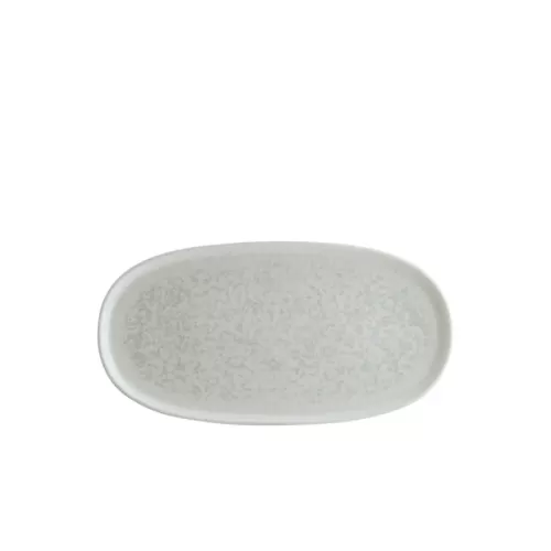 Bonna Lunar White Porcelain Hygge Oval Dish 30cm