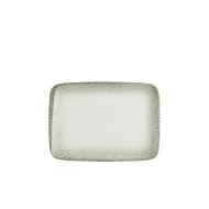 Bonna Sway Porcelain Moove Rectangular Plate 23x16cm