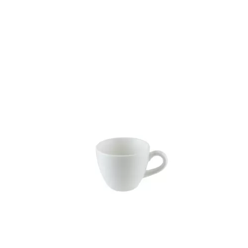 Bonna Sway Porcelain Matt White Rita Coffee Cup 8cl
