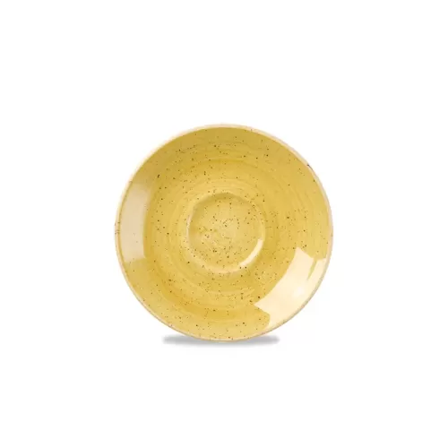 Churchill Stonecast Vitrified Porcelain Mustard Seed Round Saucer 11.8cm