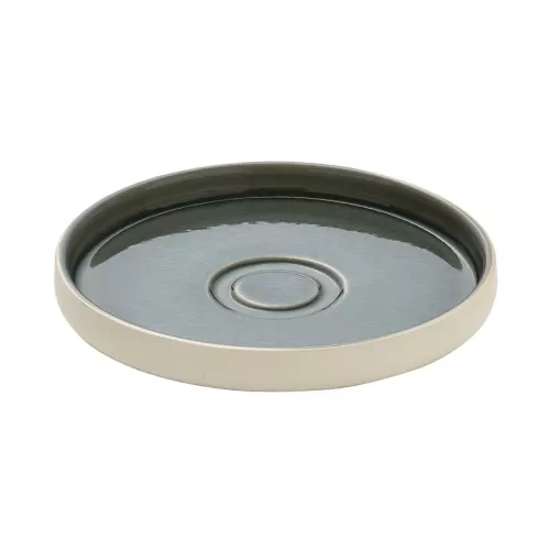 Playground Nara Stoneware Grey Round Saucer 15cm