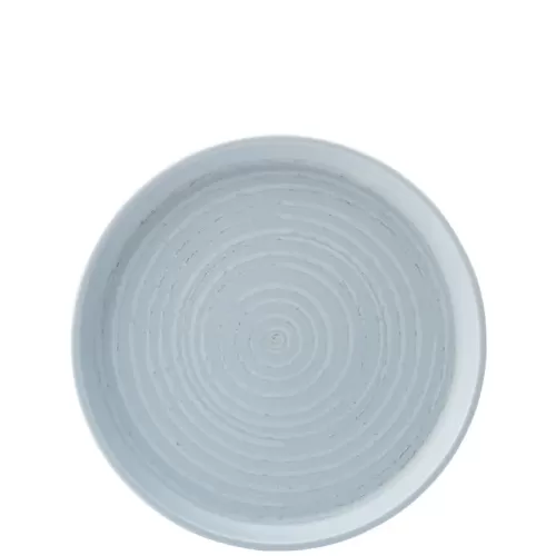 Utopia Circus Porcelain Chambray Round Walled Plate 21cm