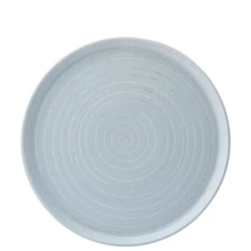 Utopia Circus Porcelain Chambray Round Walled Plate 30cm