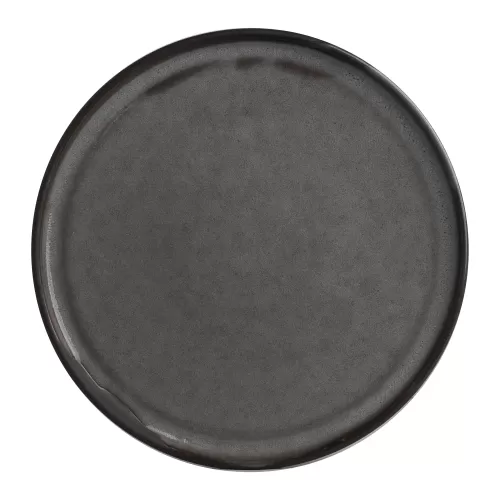 Off Grid Studio Gembrook Gray Stoneware Round Plate 28.25cm