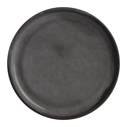 Off Grid Studio Gembrook Gray Stoneware Round Plate 16.5cm