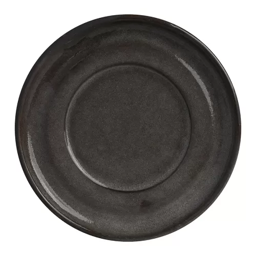 Off Grid Studio Gembrook Gray Stoneware Round Saucer 15.25cm