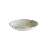 Bonna Luz Vitrified Porcelain Bloom Round Deep Plate 23cm