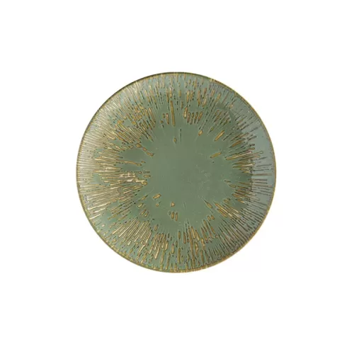 Bonna Sage Snell Vitrified Porcelain Gourmet Round Flat Plate 23cm