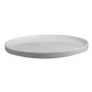 Creme Picasso Vitrified Porcelain White Stacking Plate 27cm