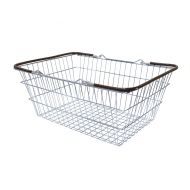 19 Liter Shopping Basket Brown Handles