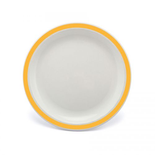 Duo Plate Narrow Rim Yellow 23cm Polycarbonate