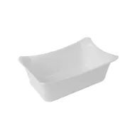 Fleur Crock Melamine White 1/4 Size Gastronorm