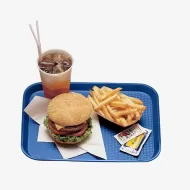 Cambro Fast Food Plastic Blue Rectangular Tray 34.5x26.5cm