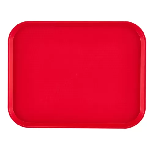 Cambro Fast Food Plastic Red Rectangular Tray 45x35cm