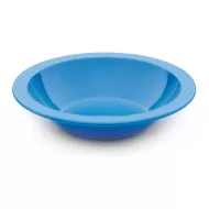 Harfield Polycarbonate Blue Round Narrow Rim Bowl 17.3cm 400ml 14oz