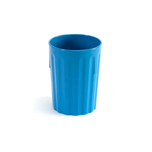 Harfield Polycarbonate Blue Fluted Tumbler 9oz 25cl