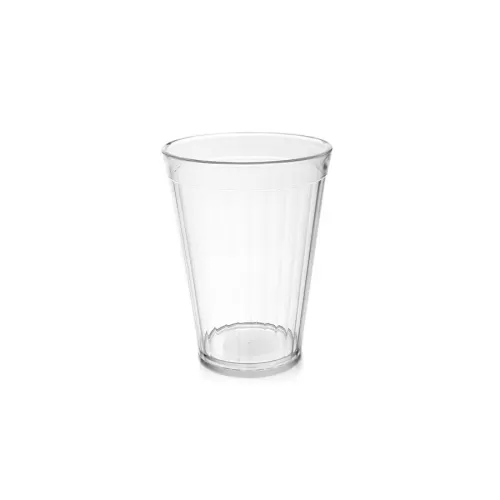 Harfield Polycarbonate Clear Fluted Tumbler 7oz 20cl