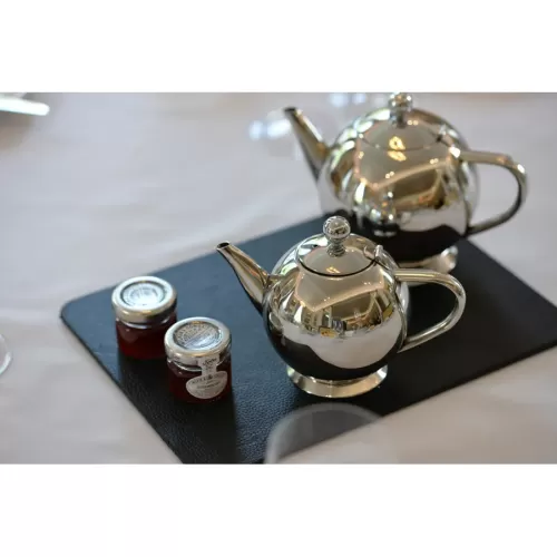 Elia Round Stainless Steel Teapot with Infuser 800ml