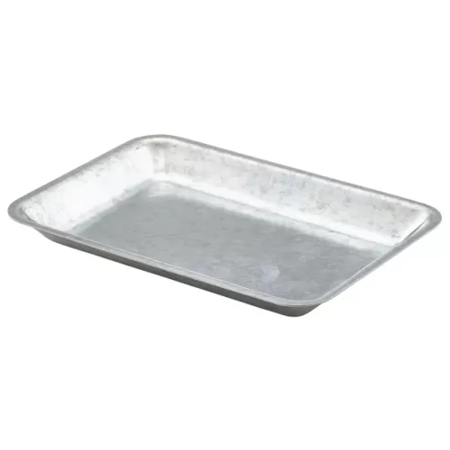 Galvanised Steel Tray 20x14x2cm