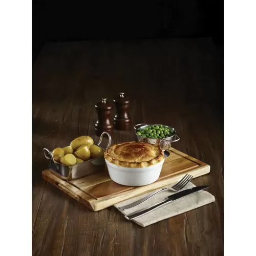 Genware Acacia Wood Serving Board 28X20X2cm