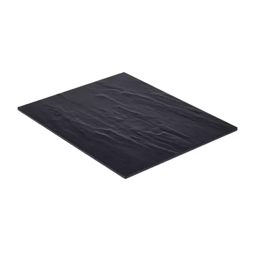 Slate Melamine Platter Gastronorm 1/2 32.5 x 26.5cm