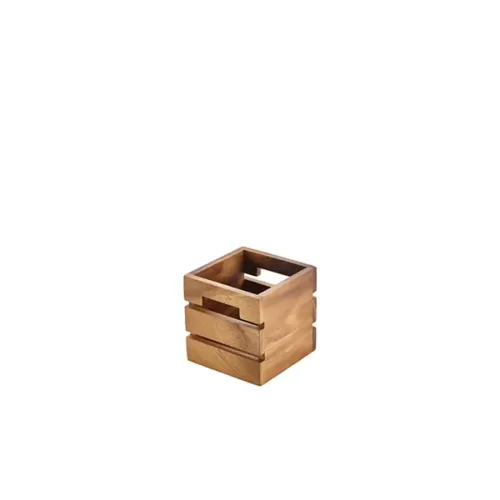 GenWare Acacia Wood Square Box/Riser 12cm