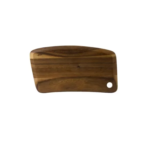 Churchill Art De Cuisine Rustic Acacia Wood Small Deli Geo Board 31x17cm