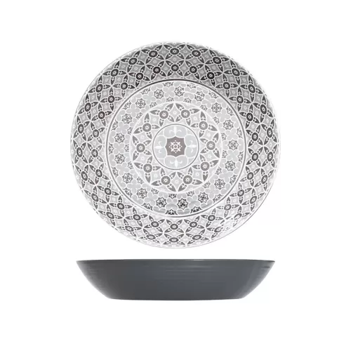 Grey Moroccan Marrakesh Bowl Dia 425 x 80mm