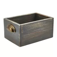 Grey Wash Acacia Wood Display Drawer 21.5x15x11cm