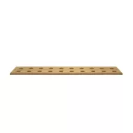 Front of the House Natural Bamboo Rectangular Cone Holder 36x8in