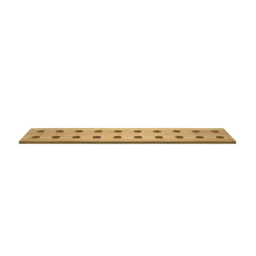 Front of the House Natural Bamboo Rectangular Cone Holder 36x8in