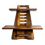 Rafters Elevate 2 Tier Acacia Wood Ladder Stand 30x50x50cm
