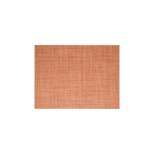 Front of the House Metroweave Vinyl Rectangular Apricot Basketweave Mat 40.5x30.5cm