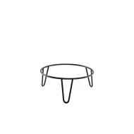 GenWare Black Coated Steel Anti-Slip Round Hairpin Riser 10cm